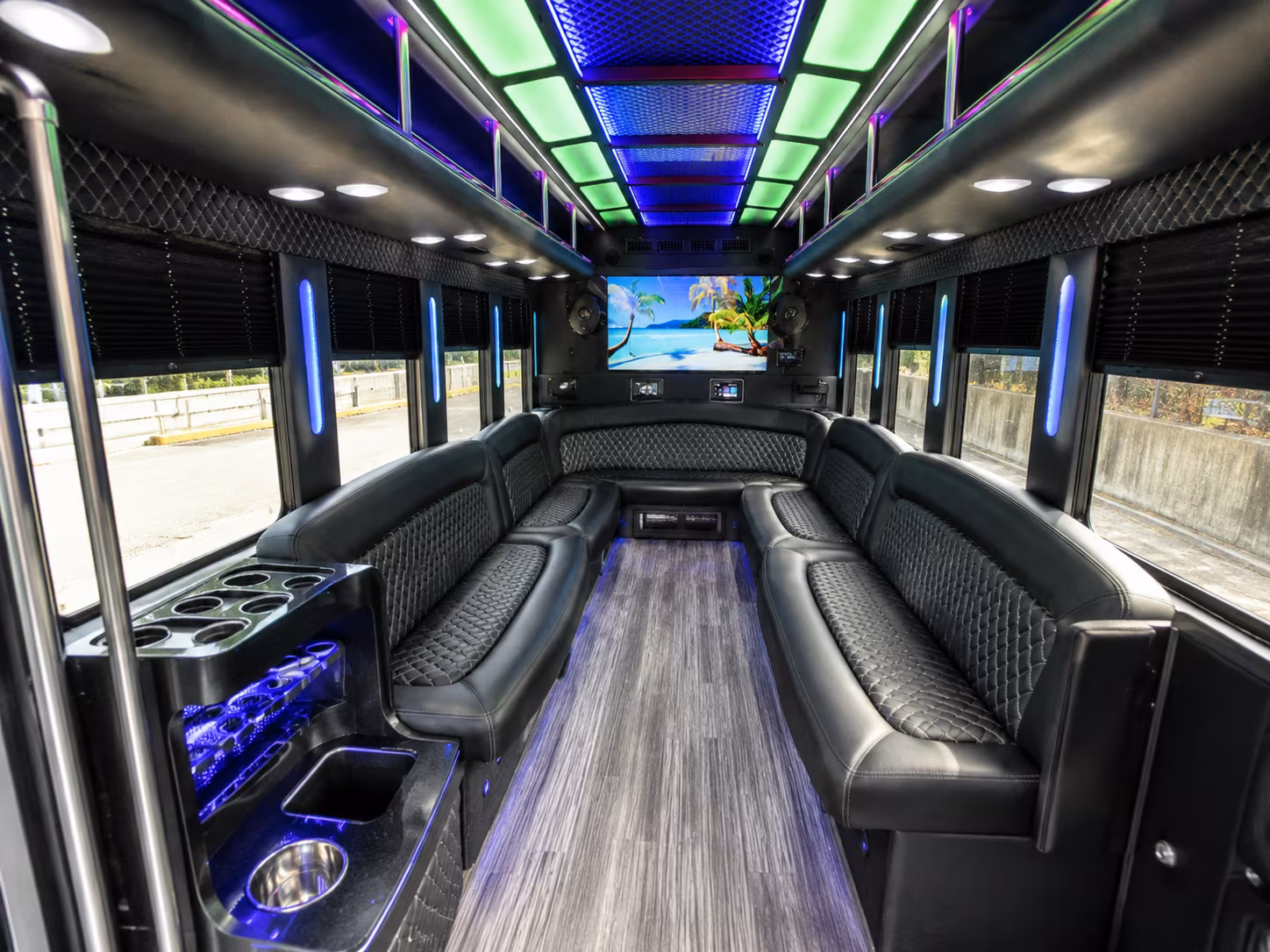 Orlando Concert & Music Festival Transportation party bus exterior