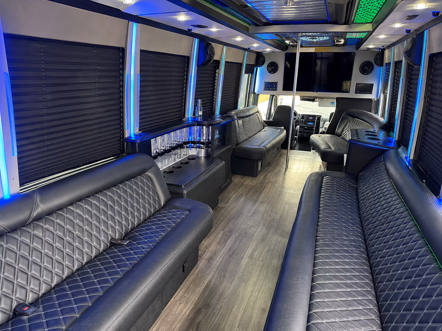 Orlando Private Event Transportation party bus exterior