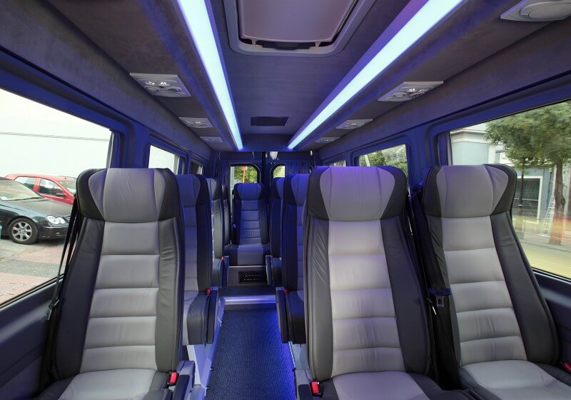 Miramar 18 Passenger Van/Minibus Interior