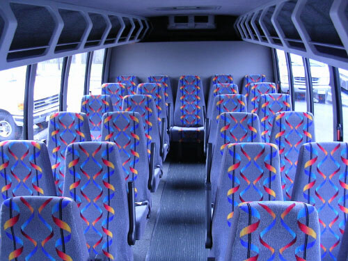Orlando 24 Passenger Mini Bus Interior