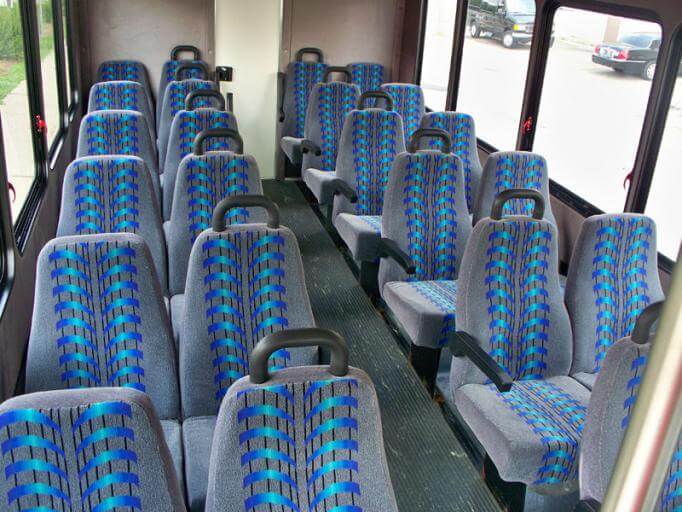Miramar 25 Passenger Mini Bus Interior