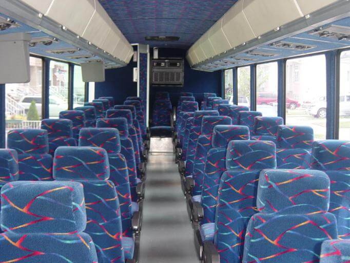 Plantation 35 Passenger Shuttle Bus Interior