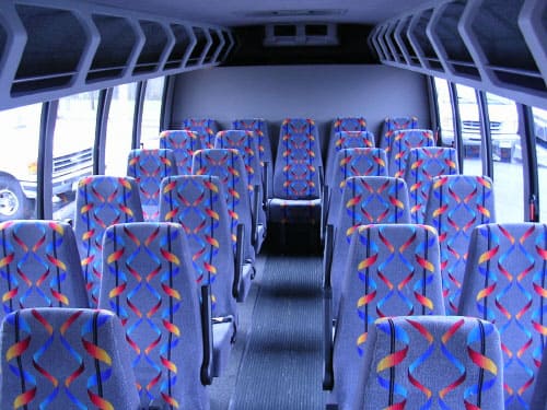 Miami Beach 15-35 Passenger Minibuses Interior